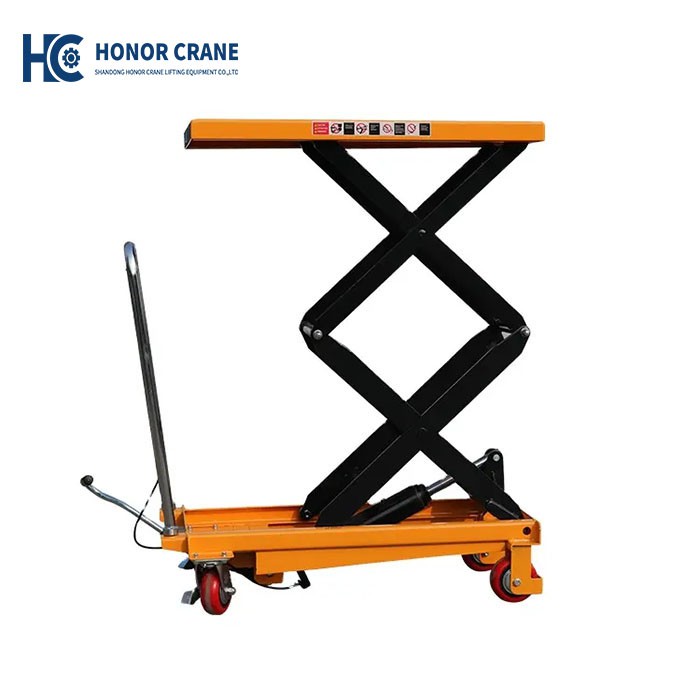Manual Hand Lift Table